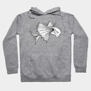 4-eyed flying fish Hoodie